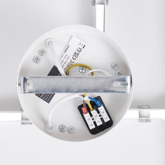 QAZQA Design wandlamp wit 3-lichts - Planes