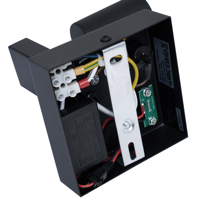 QAZQA Moderne wandlamp zwart met USB-C kantelbaar - Rex