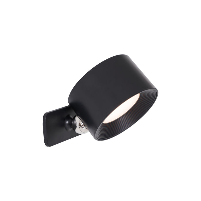 QAZQA Set van 4 moderne wand- plafondlampen zwart incl. LED