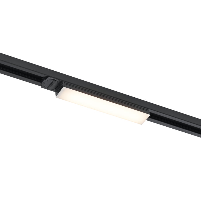 QAZQA Moderne plafondlamp zwart voor railsysteem 1-fase 5W 400 lm