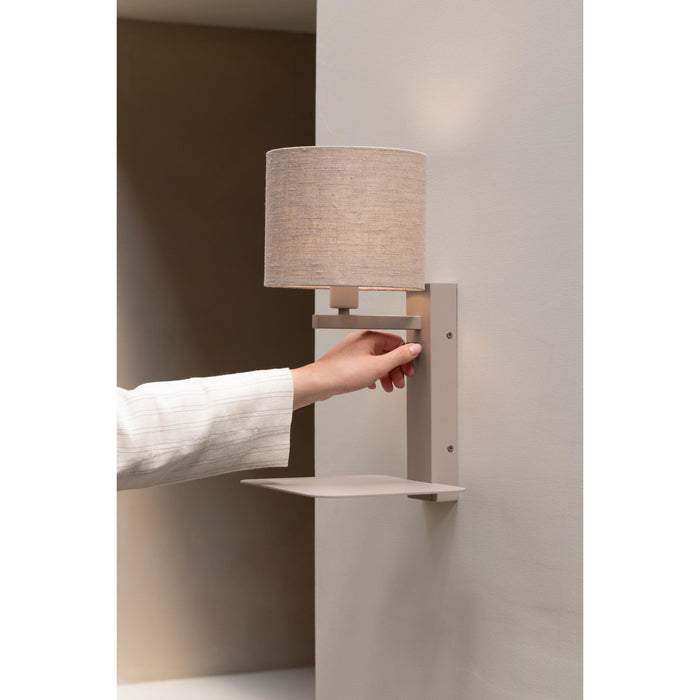 it's about RoMi Florence Wandlamp H 42 cm - Bruin / Zand