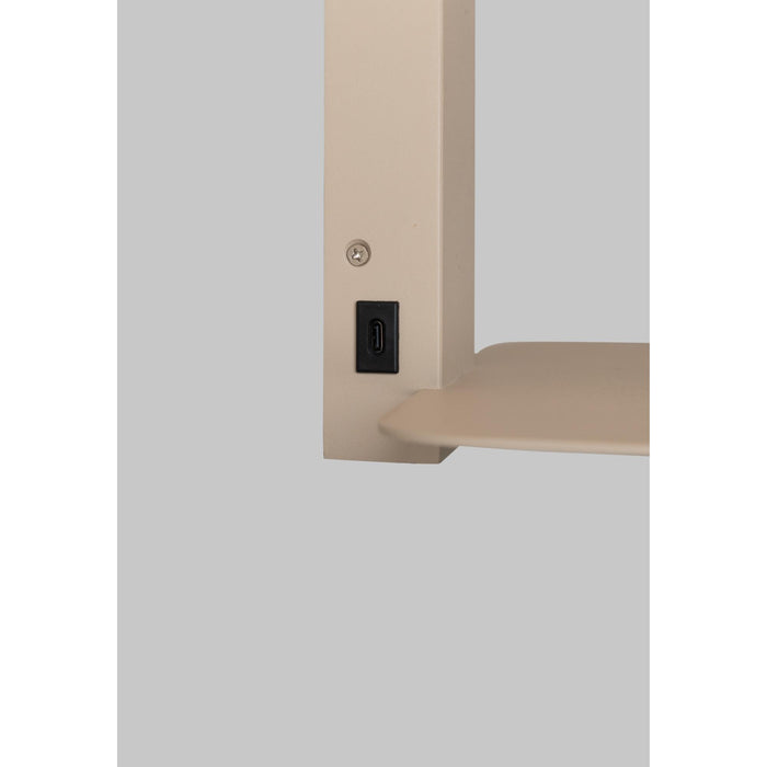 it's about RoMi Florence Wandlamp H 42 cm - Bruin / Zand