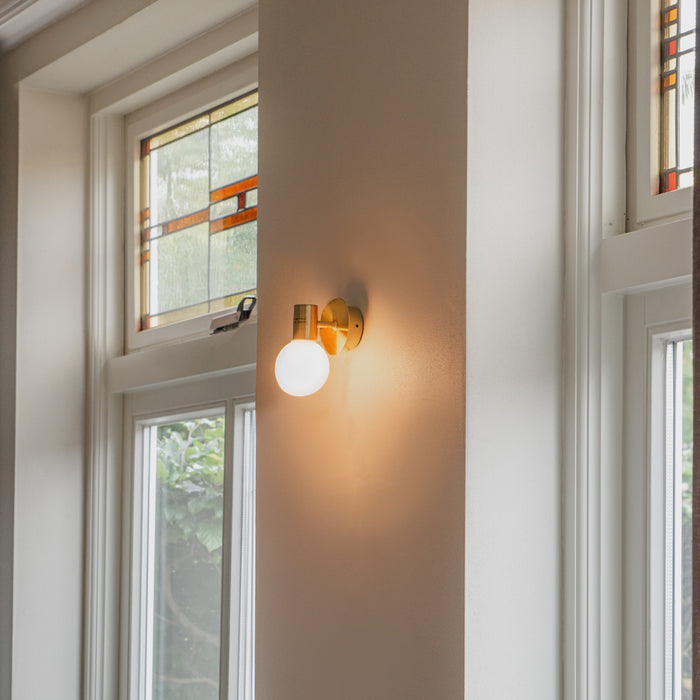 QAZQA Smart wandlamp goud IP44 incl. Wifi G9 - Cederic Up