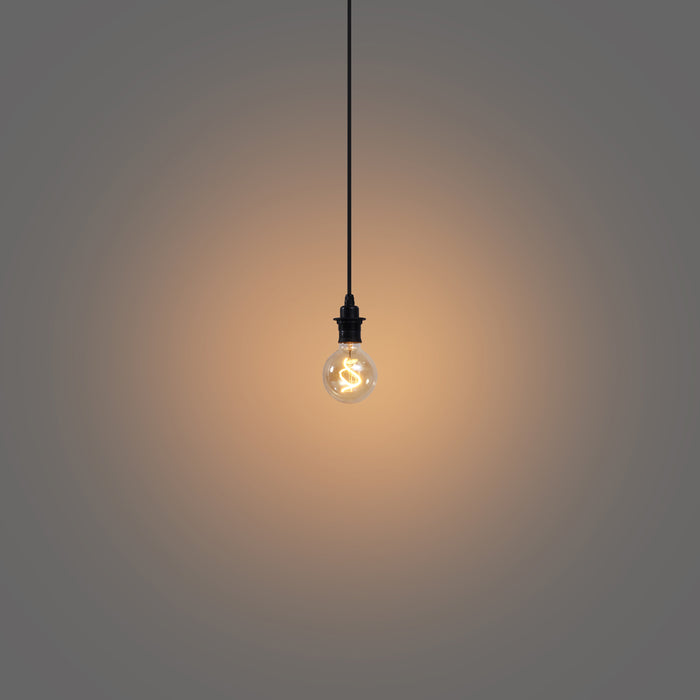 QAZQA Buiten hanglamp zwart IP44 - Cava