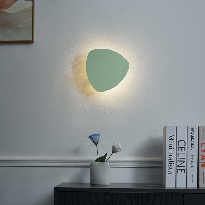 QAZQA Design wandlamp groen organisch 20 cm 2-lichts - Pulley