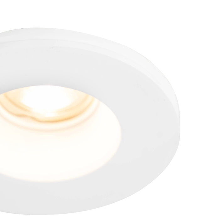 QAZQA Smart inbouwspot wit 13cm rond incl. Wifi GU10 50mm - Gypsy