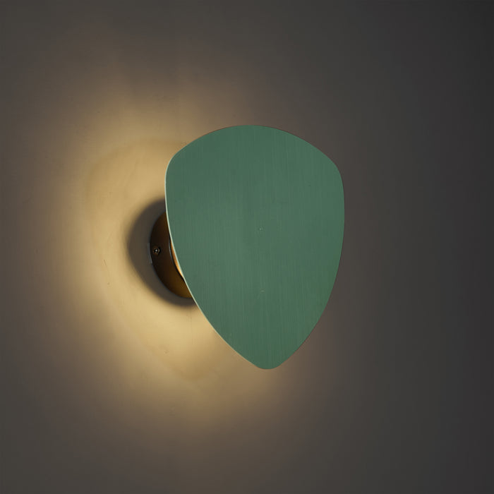 QAZQA Design wandlamp groen organisch 20 cm 2-lichts - Pulley