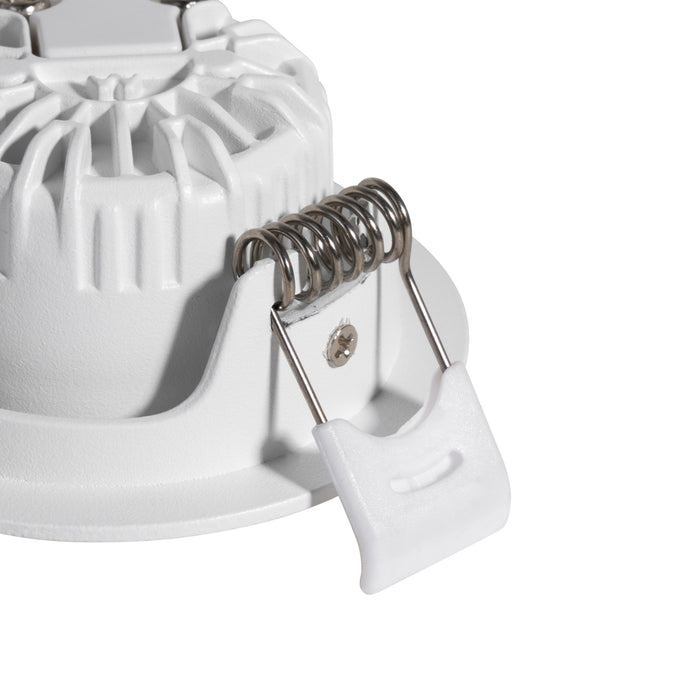 QAZQA Set van 6 inbouwspots wit kantelbaar 6,5cm incl. LED IP54 ultra