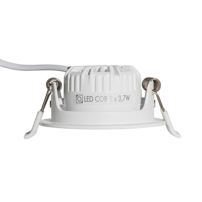 QAZQA Set van 6 inbouwspots wit kantelbaar 6,5cm incl. LED IP54 ultra