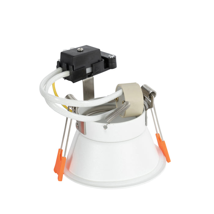 QAZQA Smart inbouwspot wit IP44 incl. Wifi GU10 50mm - Dept