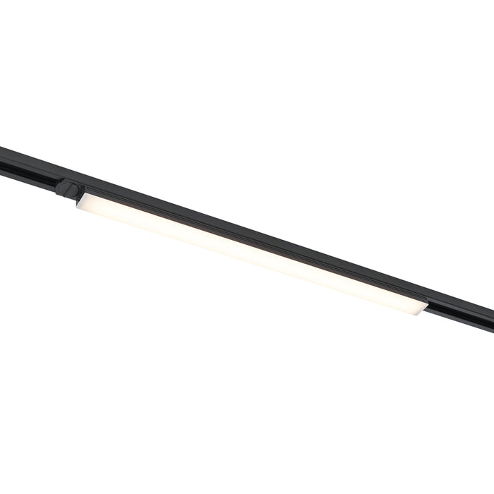 QAZQA Moderne plafondlamp zwart voor railsysteem 1-fase 15W 1180 lm