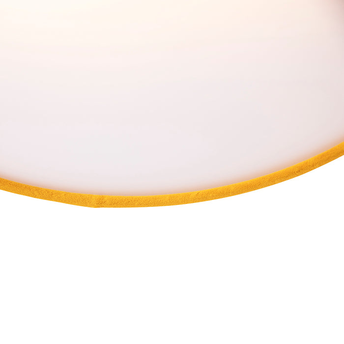 QAZQA Smart plafondlamp oker 40cm incl. 2 Wifi A60 - Drum