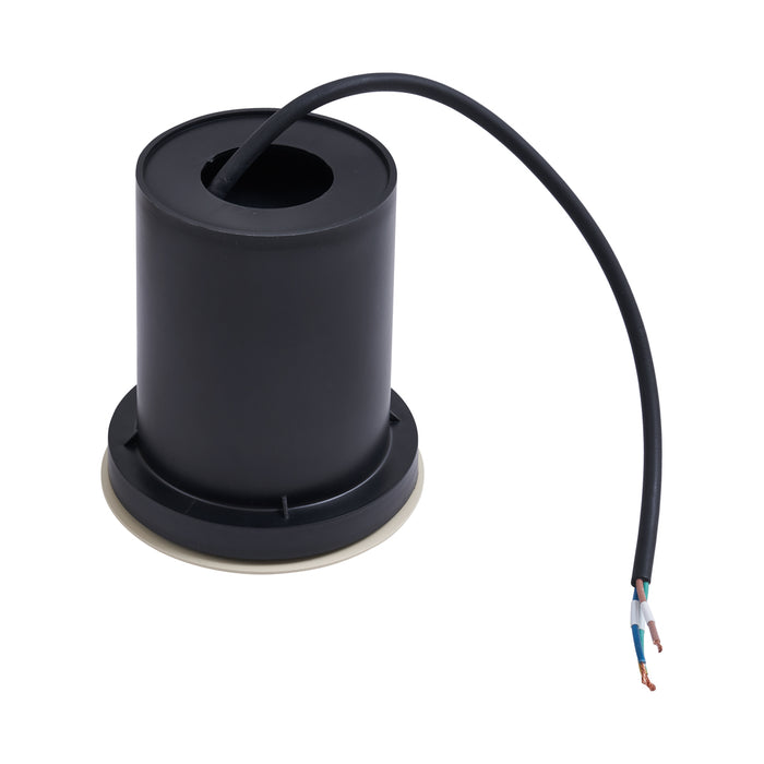 QAZQA Moderne grondspot beige GU10 50mm verstelbaar IP65 - Delux