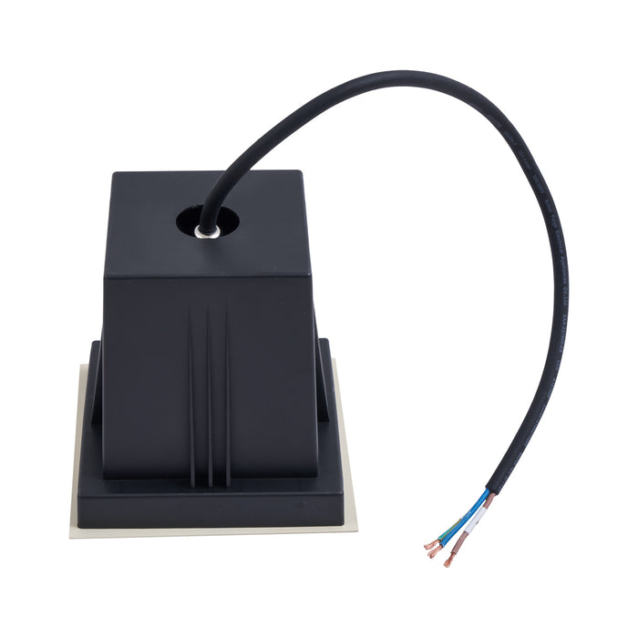 QAZQA Moderne grondspot beige GU10 50mm draai- en kantelbaar IP65 -