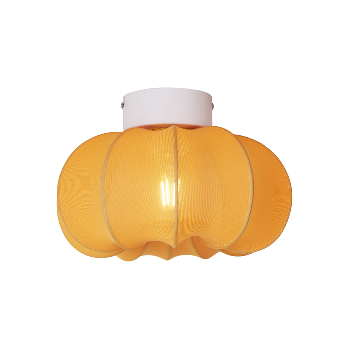 QAZQA Japandi plafondlamp goud 27cm - Plu Asyesha