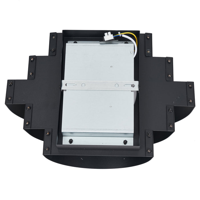 QAZQA Moderne wandlamp zwart incl. LED 3-staps dimbaar - Lines