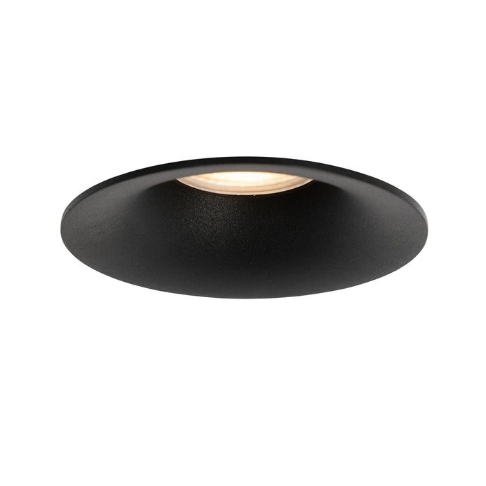 QAZQA Smart inbouwspot zwart incl. Wifi GU10 50mm - Gijs