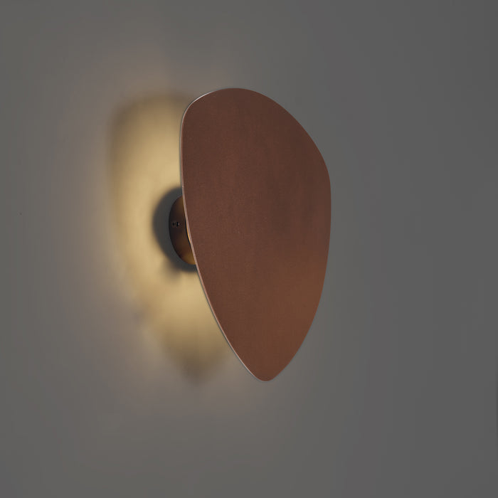 QAZQA Design wandlamp brons organisch 32cm 2-lichts - Pulley