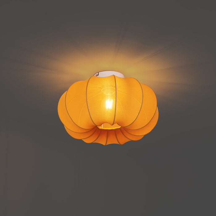 QAZQA Japandi plafondlamp goud 37cm - Plu Asyesha