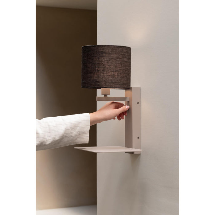 it's about RoMi Florence Wandlamp H 42 cm - Bruin / Zwart