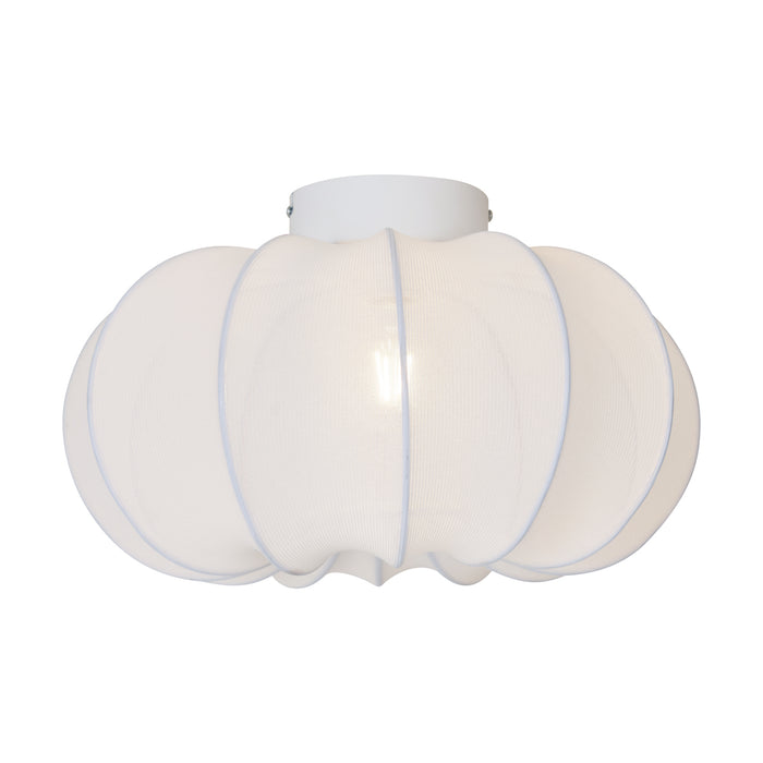 QAZQA Japandi plafondlamp wit 37cm - Plu Asyesha