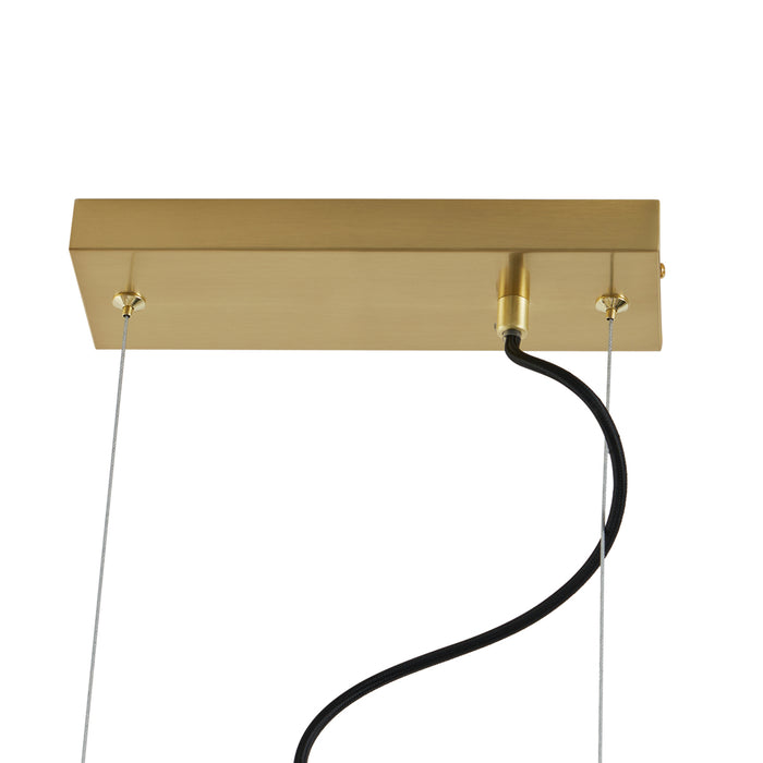 QAZQA Design hanglamp goud met regenboog glas 8-lichts - Uvas