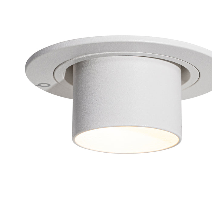 QAZQA Set van 6 inbouwspots wit GU10 35mm rond kantelbaar - Installa