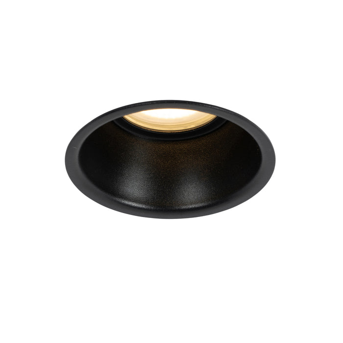 QAZQA Smart inbouwspot zwart IP44 incl. Wifi GU10 50mm - Dept