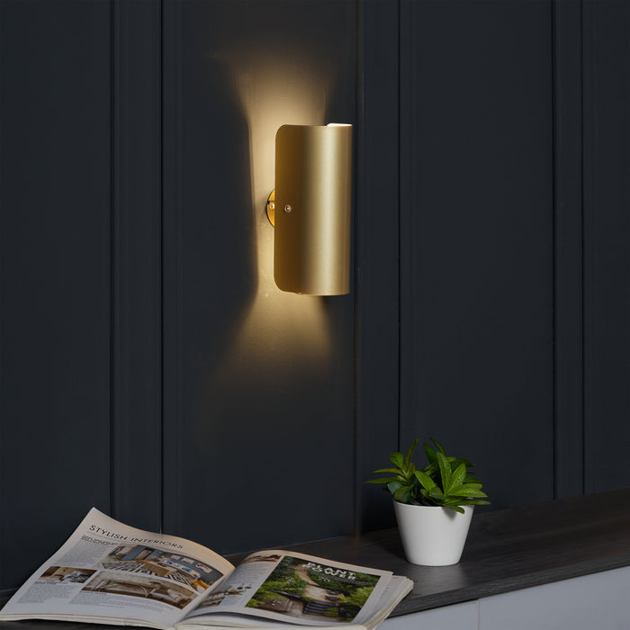 QAZQA Moderne wandlamp goud 2-lichts - Gotthard