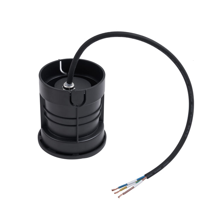 QAZQA Moderne grondspot zwart GU10 50mm 4-lichts effect IP65 - Cellar