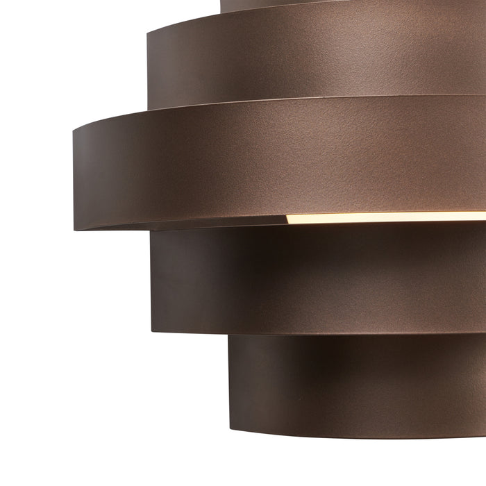 QAZQA Moderne wandlamp brons incl. LED 3-staps dimbaar - Lines