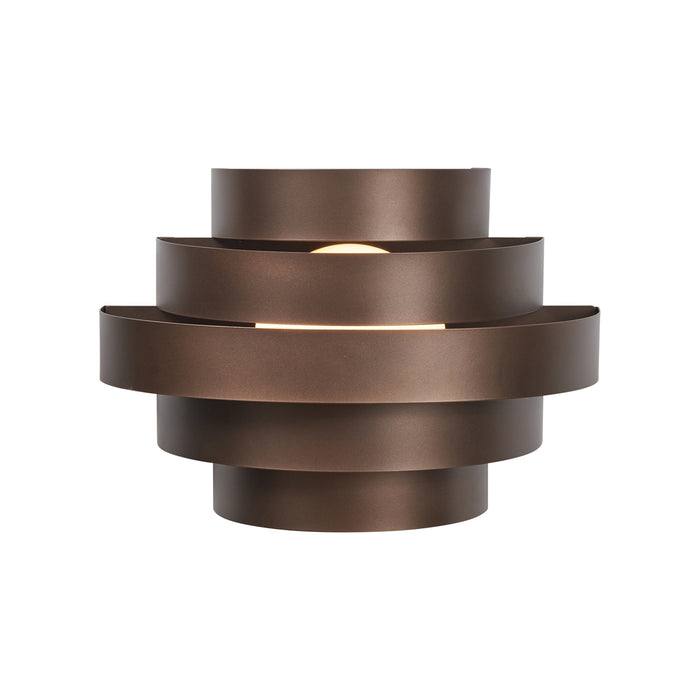 QAZQA Moderne wandlamp brons incl. LED 3-staps dimbaar - Lines