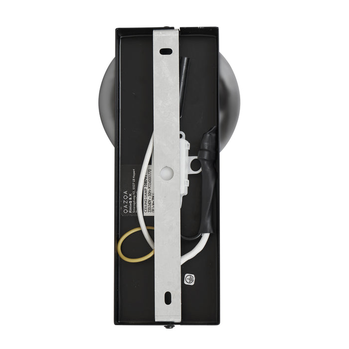 QAZQA Moderne plafondlamp zwart 2-lichts kantelbaar - Lesly