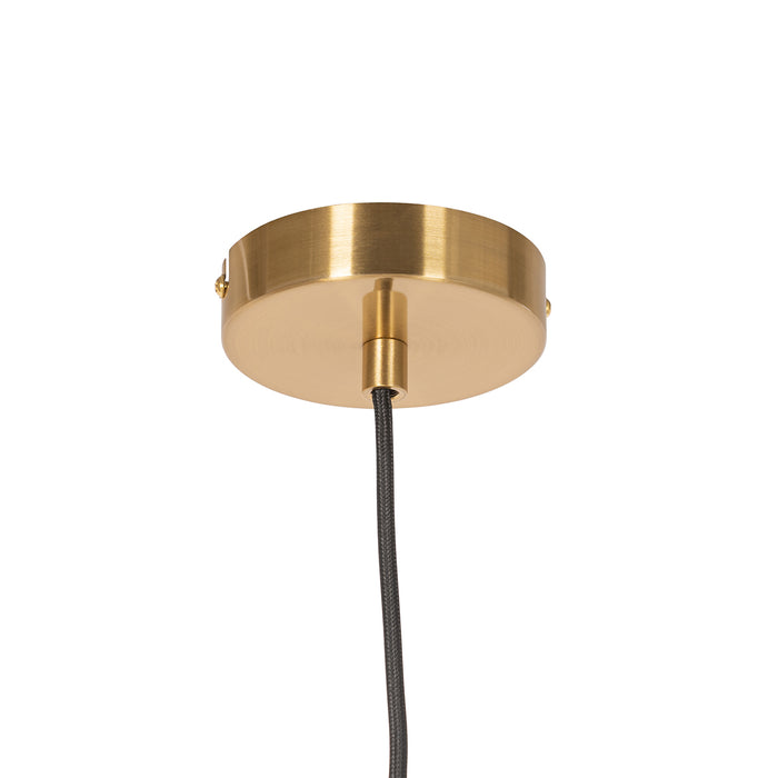 QAZQA Smart hanglamp goud met opaal glas incl. Wifi P45 - Flore