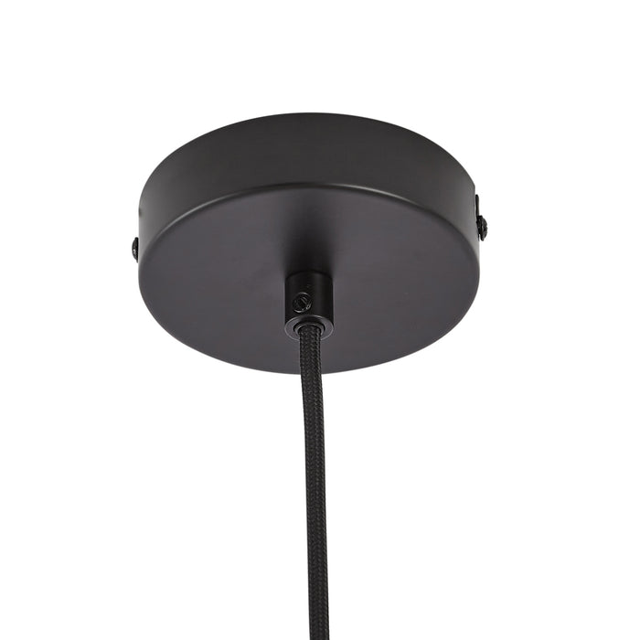 QAZQA Retro hanglamp goud met groen glas - Jina