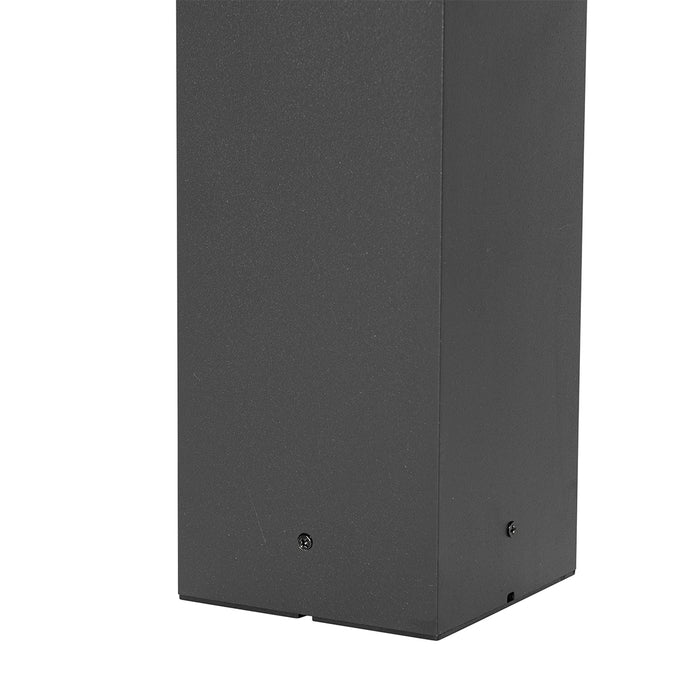 QAZQA Smart buiten paaltje zwart 60 cm IP44 incl. Wifi ST64 - Nicole