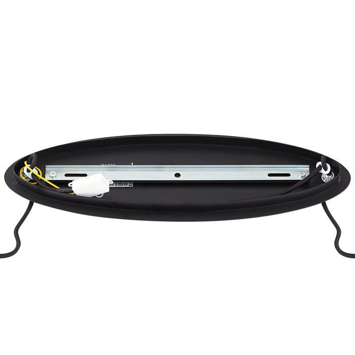 QAZQA Design hanglamp zwart met smoke glas ovaal 5-lichts - Mochan