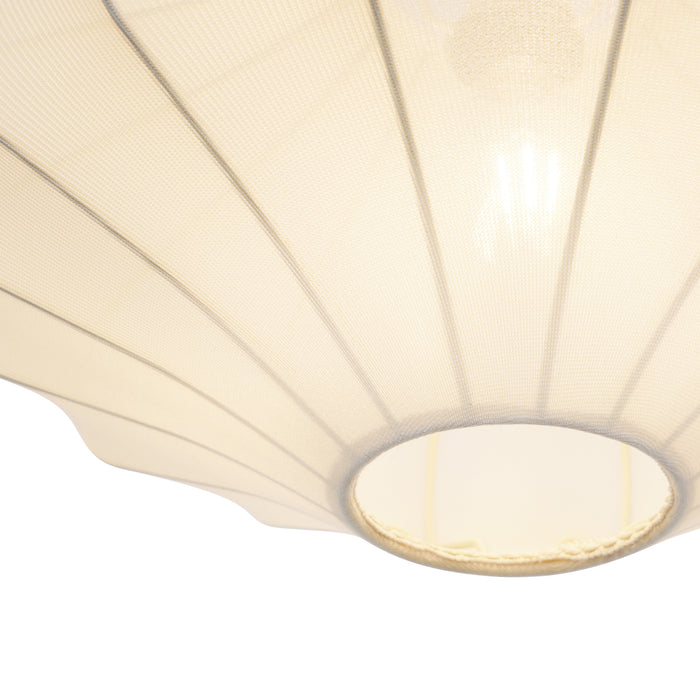 QAZQA Japandi hanglamp beige 50cm 3-lichts - Plu