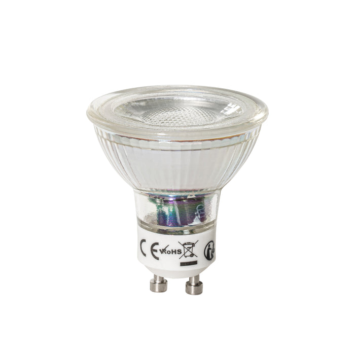 LUEDD Set van 5 GU10 dimbare LED lampen 7W 600 lm 3000K