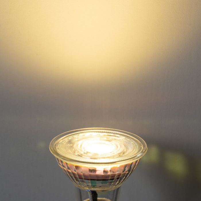 LUEDD Set van 5 GU10 50mm 3-staps dimbaar in Kelvin LED lampen helder