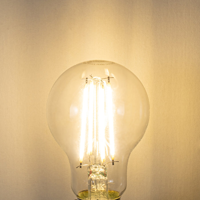 LUEDD Set van 5 E27 dimbare LED lampen A60 8W 900 lm 3000K