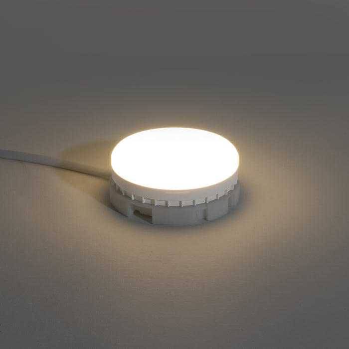 LUEDD Set van 5 GX53 3-staps dimbare LED lampen 9W 900 lm 3000K