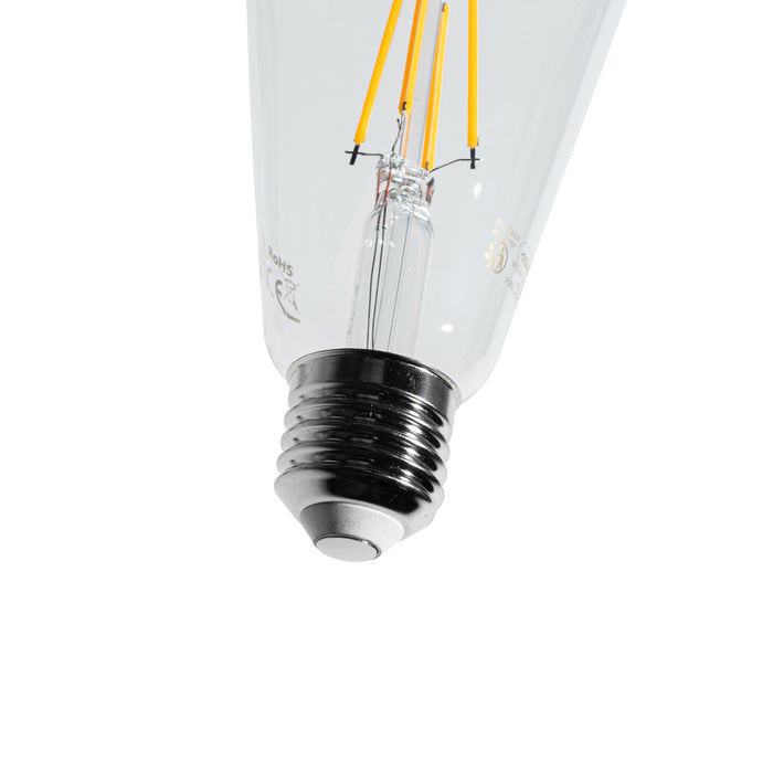 LUEDD Set van 5 E27 LED lamp filament ST64 helder 4W 470 lm 2700K