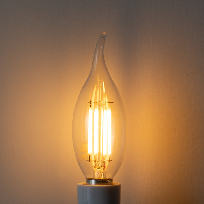 LUEDD E14 dimbare LED lamp BXS35 helder 4W 450 lm 2200K