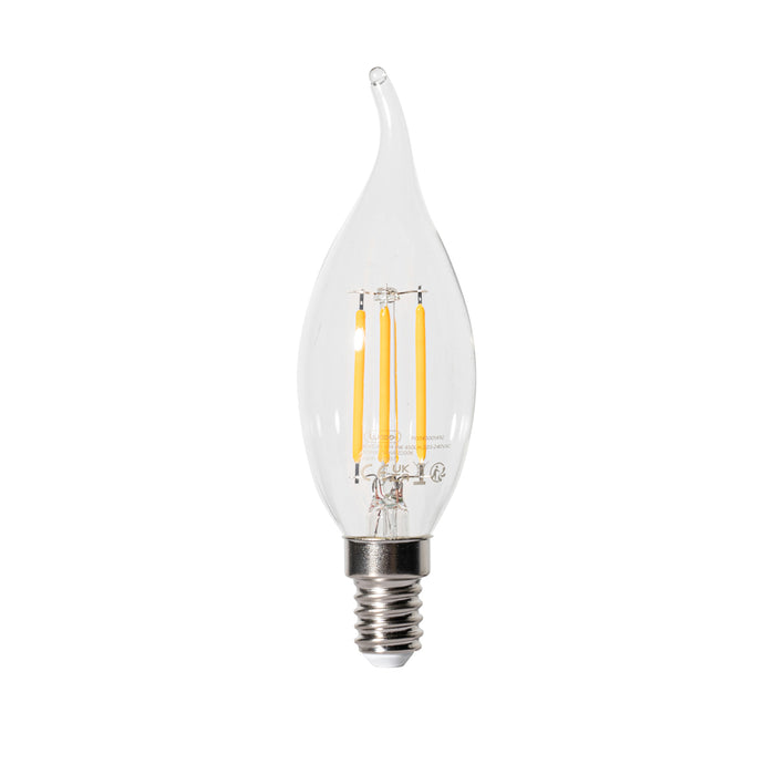 LUEDD E14 dimbare LED lamp BXS35 helder 4W 450 lm 2200K