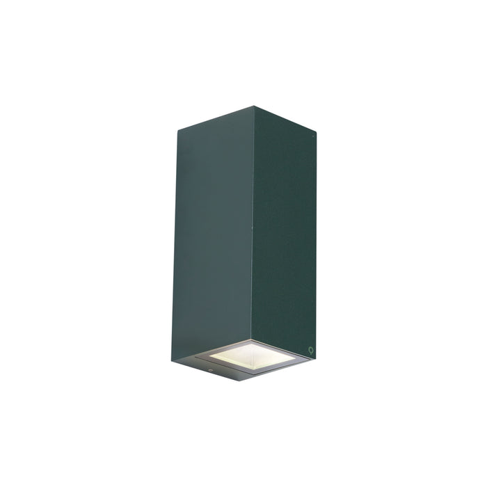 QAZQA Moderne wandlamp donkergroen 2-lichts GU10 70mm IP54 - Baleno