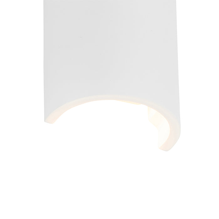 QAZQA Smart wandlamp wit rond incl. Wifi G9 - Colja Novo