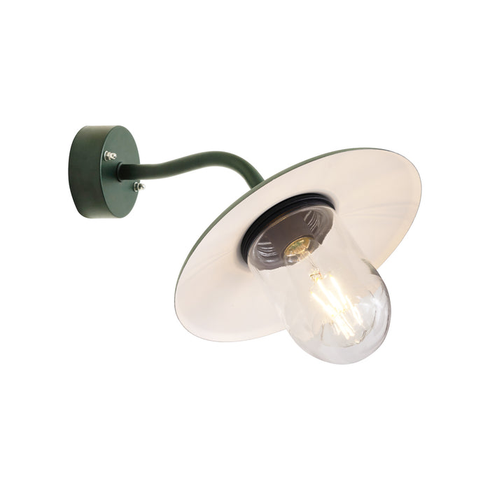 QAZQA Buitenwandlamp donker groen IP44 - Munich