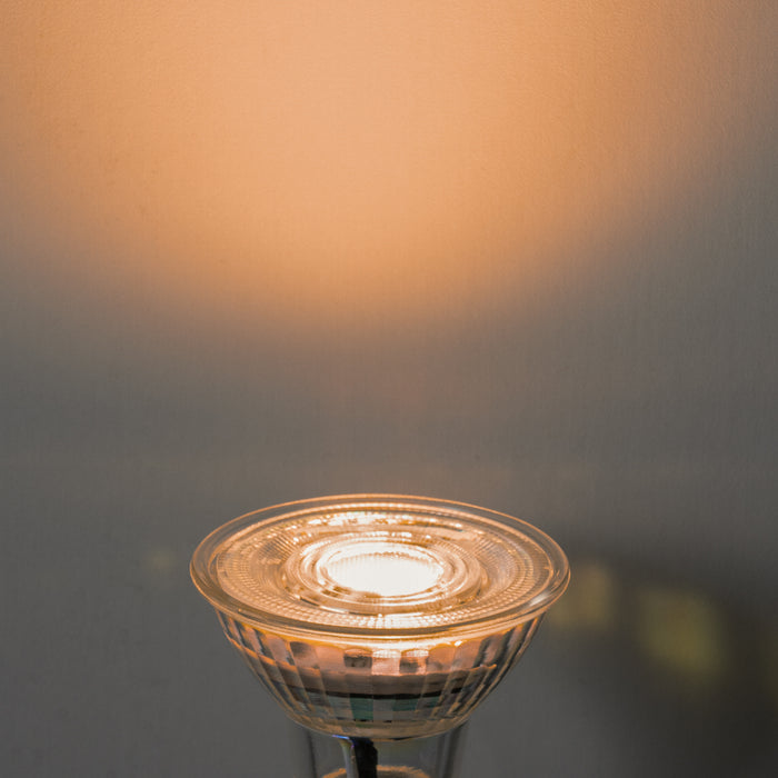 LUEDD Set van 5 GU10 50mm 3-staps dimbaar in Kelvin LED lampen helder