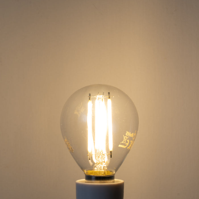 LUEDD E14 dimbare LED lamp filament G45 helder 4W 470 lm 2700K